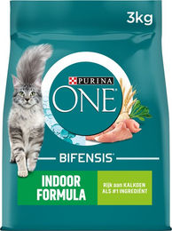 Purina ONE Adult Indoor Katzenfutter mit Truthahn 2 x 3 kg – Bild 1 von 4