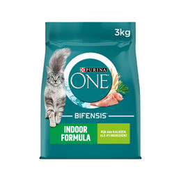 Purina ONE Adult Indoor Katzenfutter Truthahn 3 kg – Bild 1 von 8