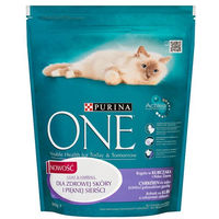 Produktbild von Purina One Adult Katzenfutter Coat & Hairball Huhn und Vollkorn 800g