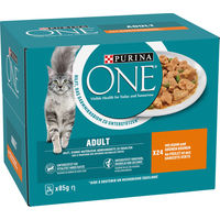 Produktbild von Purina One Adult Katzenfutter Huhn in Sauce 24 x 85g 2040g