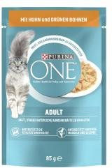 Purina ONE Adult Katzenfutter Stückchen in Sauce Huhn und grüne Bohnen 26 x 85 g - 26 x 85 g – Bild 1 von 7