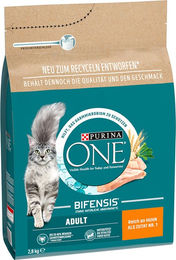 Purina One Adult Trockenfutter für Katzen mit Huhn ohne Farb-, Geschmacks- und Konservierungsstoffe 2,8 kg - 2800 g – Bild 1 von 5