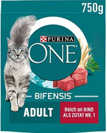 Purina ONE BIFENSIS Adult Hundefutter mit Rind und Vollkorn-Getreide 6 x 750 g – Bild 1 von 1