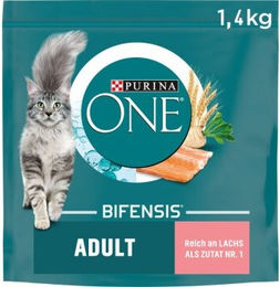Purina ONE Bifensis Adult Katzenfutter mit Lachs 1,4 kg - 1,4 kg – Bild 1 von 5