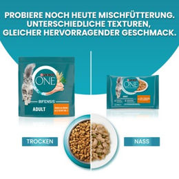 Purina ONE Bifensis Adult Katzenfutter Rind 2x750 g ohne Farb- und Aromastoffe - 2 x 750 g – Bild 1 von 2
