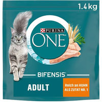 Produktbild von Purina One Bifensis Adult Trockenfutter für Katzen mit Huhn 6 x 1,4kg