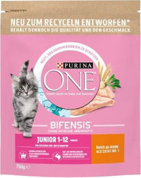 Purina ONE BIFENSIS Junior Hundefutter Huhn mit Vollkorn-Getreide 6 x 750 g – Bild 1 von 1