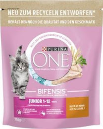 Purina One Bifensis Junior Katzenfutter mit Huhn 750 g - 750 g – Bild 1 von 3
