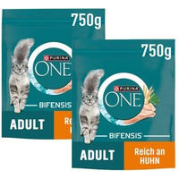 Produktbild von Purina ONE Bifensis Katzenfutter Adult Huhn ohne Farb- und Aromastoffe 2x750 g - 2 x 750 g