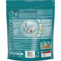 Produktbild von Purina ONE Bifensis Katzenfutter Adult Lachs 750 g für Haut, Fell und Verdauung - 750 g