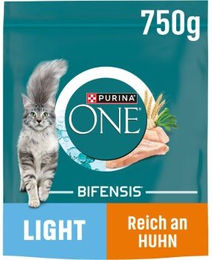 Purina ONE Bifensis Light Katzen Trockenfutter mit Huhn für erwachsene Wohnungskatzen zur Gewichtskontrolle 3 x 750 g - 3 x 750 g – Bild 1 von 13