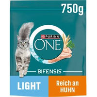 Produktbild von Purina ONE Bifensis Light Katzen Trockenfutter mit Huhn für erwachsene Wohnungskatzen zur Gewichtskontrolle 3 x 750 g - 3 x 750 g