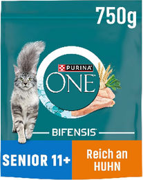 Purina ONE BIFENSIS Senior Hundefutter Huhn 6 x 750 g Beutel – Bild 1 von 1