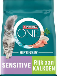 Purina ONE Bifensis Sensitive Katzen Trockenfutter Truthahn für erwachsene Katzen 1,5 kg – Bild 1 von 5