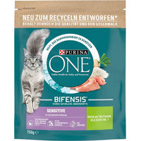 Produktbild von Purina ONE Bifensis Sensitive Katzenfutter Adult Truthahn 750 g - 750 g