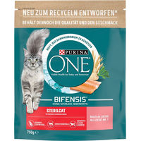 Produktbild von Purina ONE Bifensis Sterilcat Katzenfutter Adult mit Lachs zur Gewichtskontrolle 750 g - 750 g