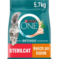 Produktbild von Purina One Bifensis Sterilcat Katzenfutter Huhn für kastrierte erwachsene Katzen zur Gewichtskontrolle 2x5,7kg