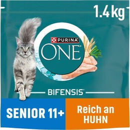 Purina ONE Bifensis Trockenfutter für Seniorkatzen mit Huhn 1,4 kg - 1,4 kg – Bild 1 von 6