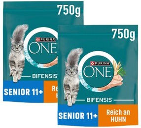 Produktbild von Purina ONE BIFENSIS Trockenfutter Senior 11+ für Katzen 2x750 g - 2 x 750 g