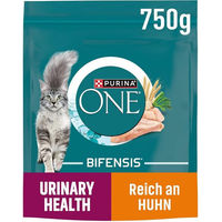 Produktbild von Purina One Bifensis Urinary Health Trockenfutter für erwachsene Katzen mit Huhn und Probiotika zur Unterstützung der Harnwege und Verdauung