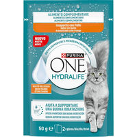 Produktbild von Purina One Hydralife Katzen-Liquid mit Huhn für erwachsene Katzen 12 x 50 g