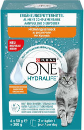 Purina ONE Hydralife Katzen Nassfutter Huhn Adult 6x50 g – Bild 1 von 5