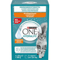 Produktbild von Purina ONE Hydralife Katzen Nassfutter Huhn Adult 6x50 g