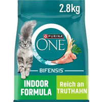 Produktbild von Purina ONE Indoor Katzentrockenfutter mit Truthahn für erwachsene Wohnungskatzen 2,8 kg Beutel - 2,8 kg