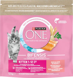 Purina ONE Kitten Katzenfutter Lachs 1,5 kg - 1,5 kg – Bild 1 von 2