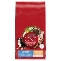 Produktbild von Purina ONE MED/MAX Junior Hundefutter Huhn & Reis 7kg ohne Farbstoffe