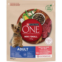 Produktbild von Purina ONE Mini Adult Hundefutter Rind & Reis 800 g - 800 g