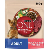Produktbild von Purina ONE Mini Adult Hundefutter Rind und Reis 5 x 800 g - 5 x 800 g