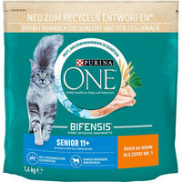 Produktbild von Purina ONE Senior 11+ Katzenfutter Huhn Light 2 x 1,4 kg - 2 x 1,4 kg