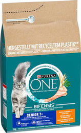 Purina ONE Senior 7+ Katzenfutter Huhn 3 kg – Bild 1 von 2