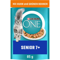 Produktbild von Purina ONE Senior Katzenfutter Huhn in Sauce 26x85g
