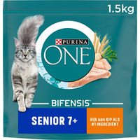 Produktbild von Purina ONE Senior Katzentrockenfutter Huhn und Vollkornmüsli 1500 g