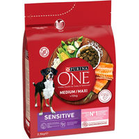 Produktbild von Purina ONE Sensitive Hundefutter Lachs für Medium/Maxi Adult 2 x 2,5 kg - 2 x 2,5 kg