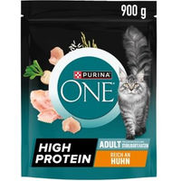 Produktbild von Purina ONE Trockenfutter Katze Adult Huhn High Protein 900g