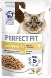 Purina Perfect Fit Sensitive Huhn Katzenfutter Adult 12x85 g - 12 x 85 g – Bild 1 von 2