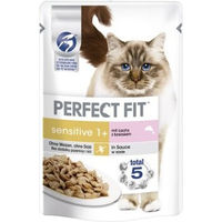 Produktbild von Purina Perfect Fit Sensitive Katzenfutter Lachs Adult 12x85 g - 12 x 85 g