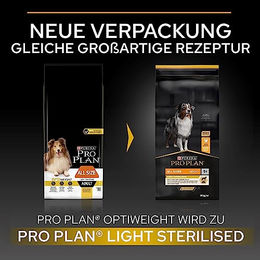 Purina Pro Plan All Size Adult Light Sterilised Hundefutter Huhn zur Gewichtskontrolle 14 kg - 14 kg – Bild 1 von 8