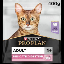 Purina Pro Plan Cat Delicate Adult Optirenal Trockenfutter mit Truthahn für Katzen 400g – Bild 1 von 13