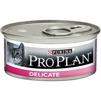 Produktbild von Purina Pro Plan Cat Delicate Katzennahrung Truthahn Monoprotein Sensitive 24x85 g
