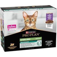 Produktbild von Purina Pro Plan Cat Sterilised Adult Maintenance Stückchen in Sauce Ente 10 x 85 g