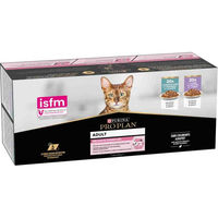 Produktbild von Purina Pro Plan Delicate Adult Katzenfutter Stückchen in Sauce Meeresfisch und Truthahn 40 x 85 g - 40 x 85 g