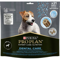Produktbild von Purina Pro Plan Dental Care Zahnpflege-Snack für kleine Hunde Adult ohne Farb- und Aromastoffe 345 g - 21 x 345 g