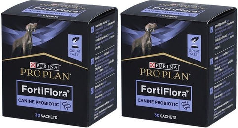 Produktbild von Purina Pro Plan Fortiflora Canine Probiotic Pulver für Hunde zur Unterstützung von Magen-Darm und Immunsystem 30g