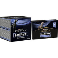 Produktbild von Purina Pro Plan Fortiflora Probiotika Pulver für Hunde und Welpen zur Unterstützung von Magen-Darm und Immunsystem 7 x 1 g