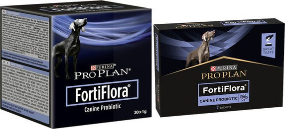 Purina Pro Plan Fortiflora Probiotika Pulver für Hunde zur Unterstützung der Magen-Darm-Verdauung 14 x 1 g – Bild 1 von 3