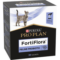 Produktbild von Purina Pro Plan Fortiflora Probiotika Pulver für Katzen zur Unterstützung der Magen-Darm-Verdauung 60 x 1 g